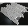 Sale carrara white rectangle length random strip and mosaic tile
