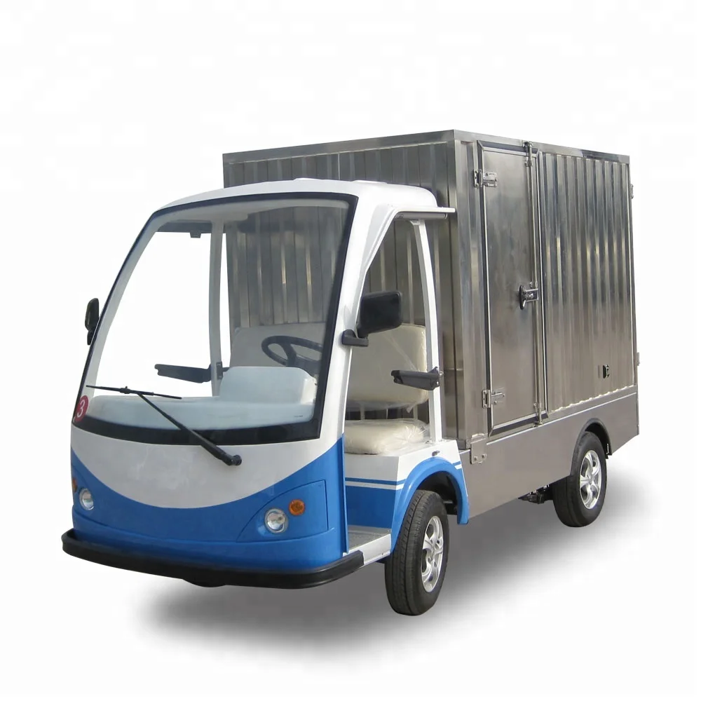 Electric Food Delivery Vehicle 2 Seats Electric Van 0.9ton Buy
