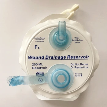 Medical Disposable Closed Negative Pressure Wound Drainage Reservoir ...