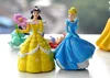 Princess Figures Princess Cinderella & Aurora Sitting Bench PVC Plastic
