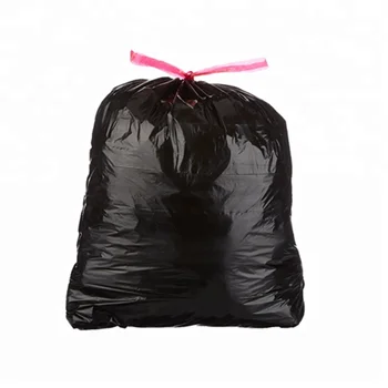 black tall kitchen garbage bags