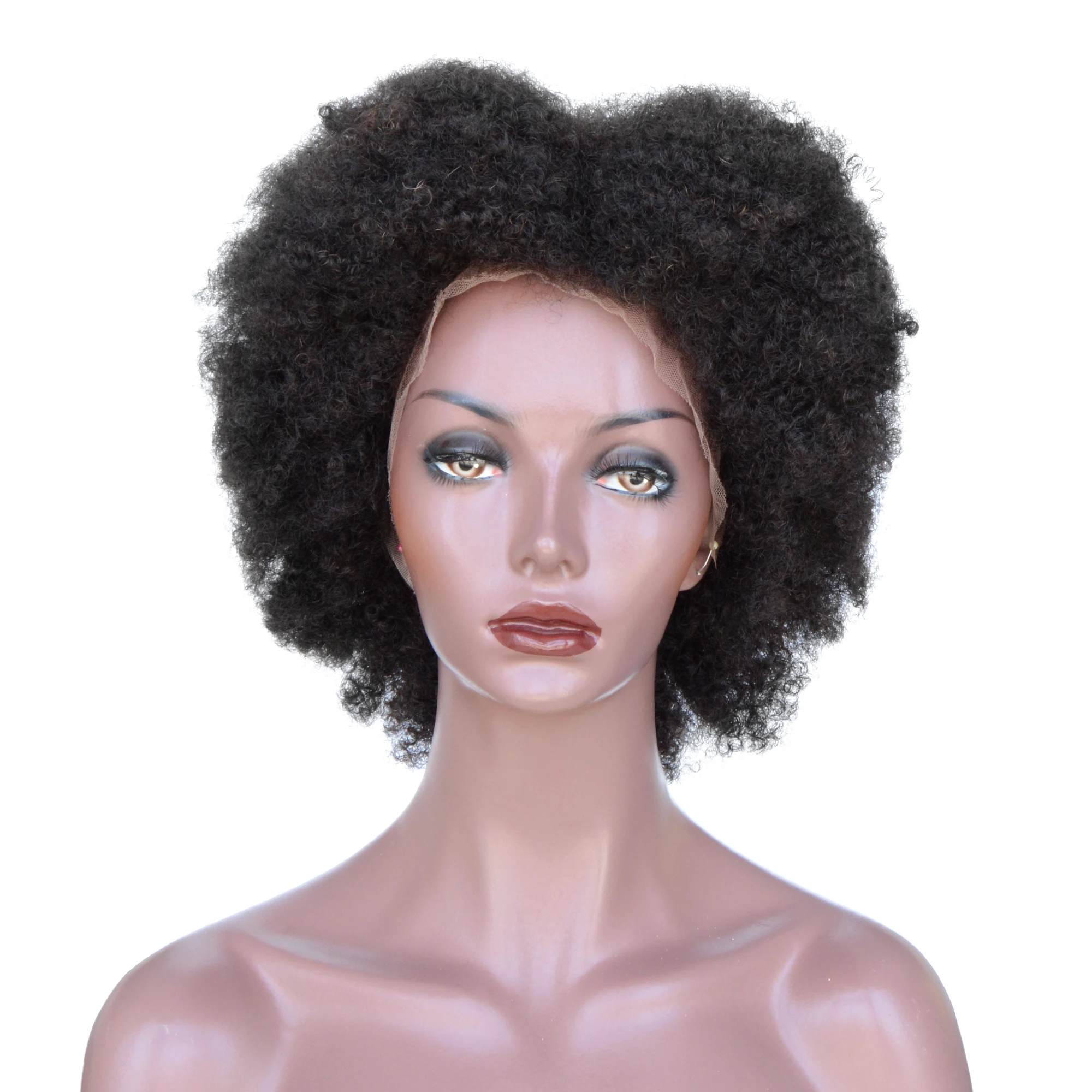 High Quality Real Oem Natural Short Coco Afro Brazilian Human Wave Hair