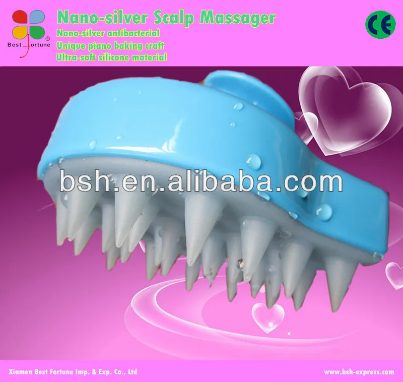 Cheap Silicon Scalp Massage Brush For Hair Growth