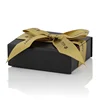 Small Black Custom Magnetic Lid Storage Cardboard Packaging Paper Flap Gift Box Luxury