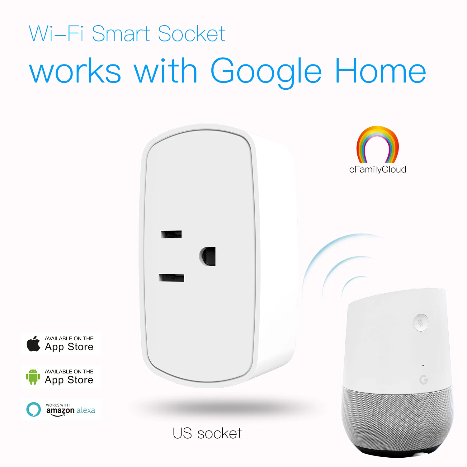 Wireless Alexa Controlled Wifi Power Switches Smart Plug Socket For