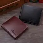 Mens carteira de couro pu embreagem grampo do dinheiro da moeda da carteira para os homens genu&iacute;no caso de couro do iphone carteira