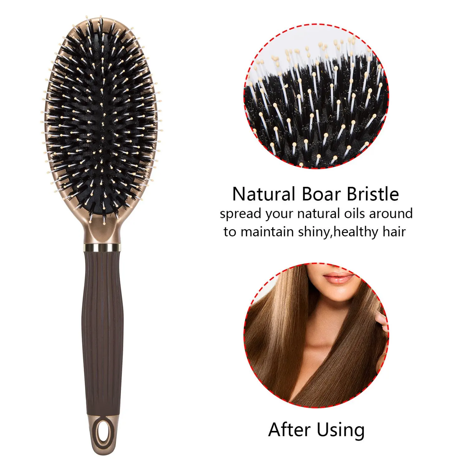 Detangling Brush For Straightening &smoothing Hair,Designed For Women