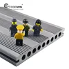 200*25MM China OEM Hollow WPC Decking Floor for Outdoor and Frefab House
