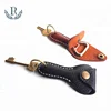 New design custom bottle cap opener leather keychain holder