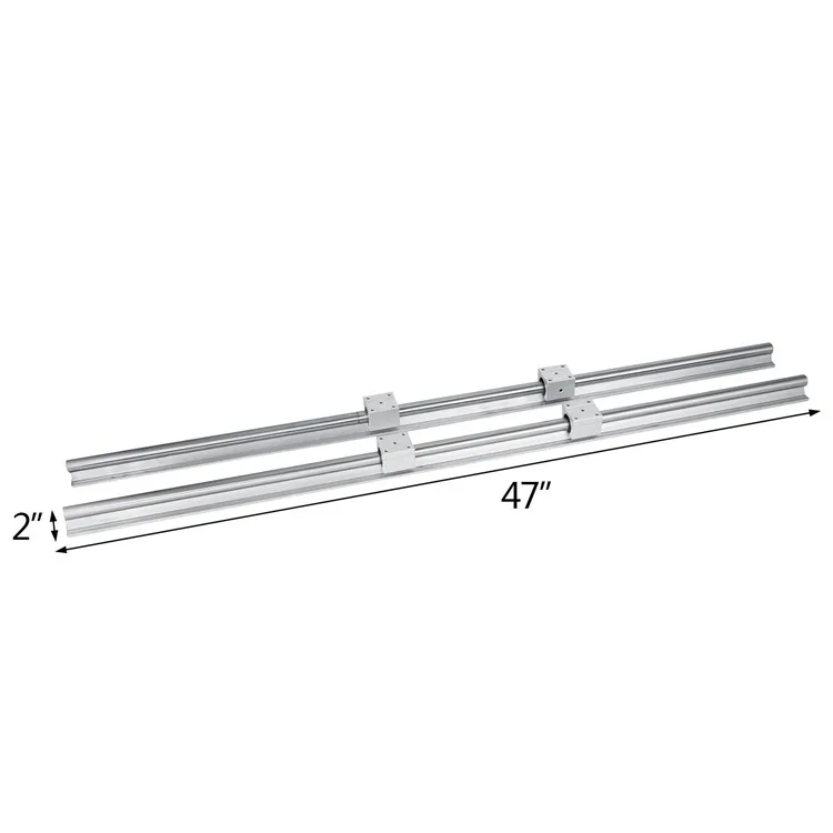 20mm linear slide guide shaft SBR20-1200mm 2 rail+4SBR20UU bearing block CNC set