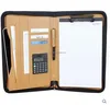 2015 new arrivals multi-function a4 file folder with pen and calculator