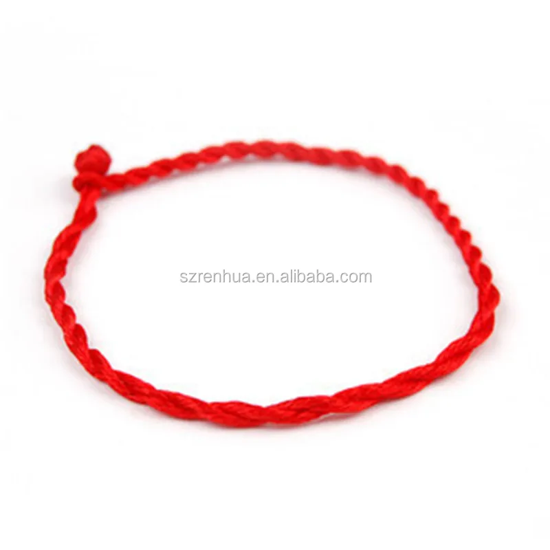 Fashion Red Thread String Bracelet Lucky Rope Bracelet Handmade Rope Line Women Men Jewelry