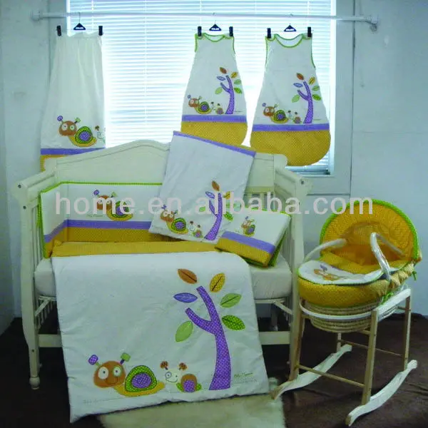 100 Cotton Snail Crib Bedding Sets Baby Buy Crib Bedding Sets