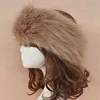 Europe American Style Wholesale Winter Fake Fox Fur Headband Fur Empty Top Hat