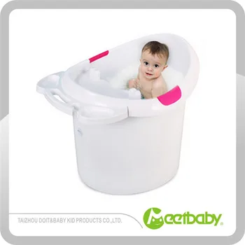 round baby tub