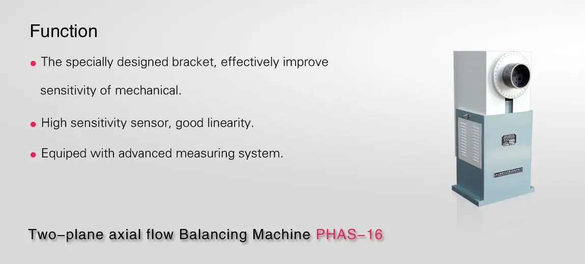 Jp Phas16 Twoplane Axial Balancing Machine,Centrifugal Fan Balancing