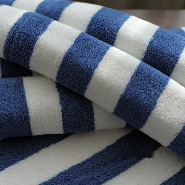 Deeda Factory 100 Cotton Blue White Stripe Hotel Pool Towels Buy