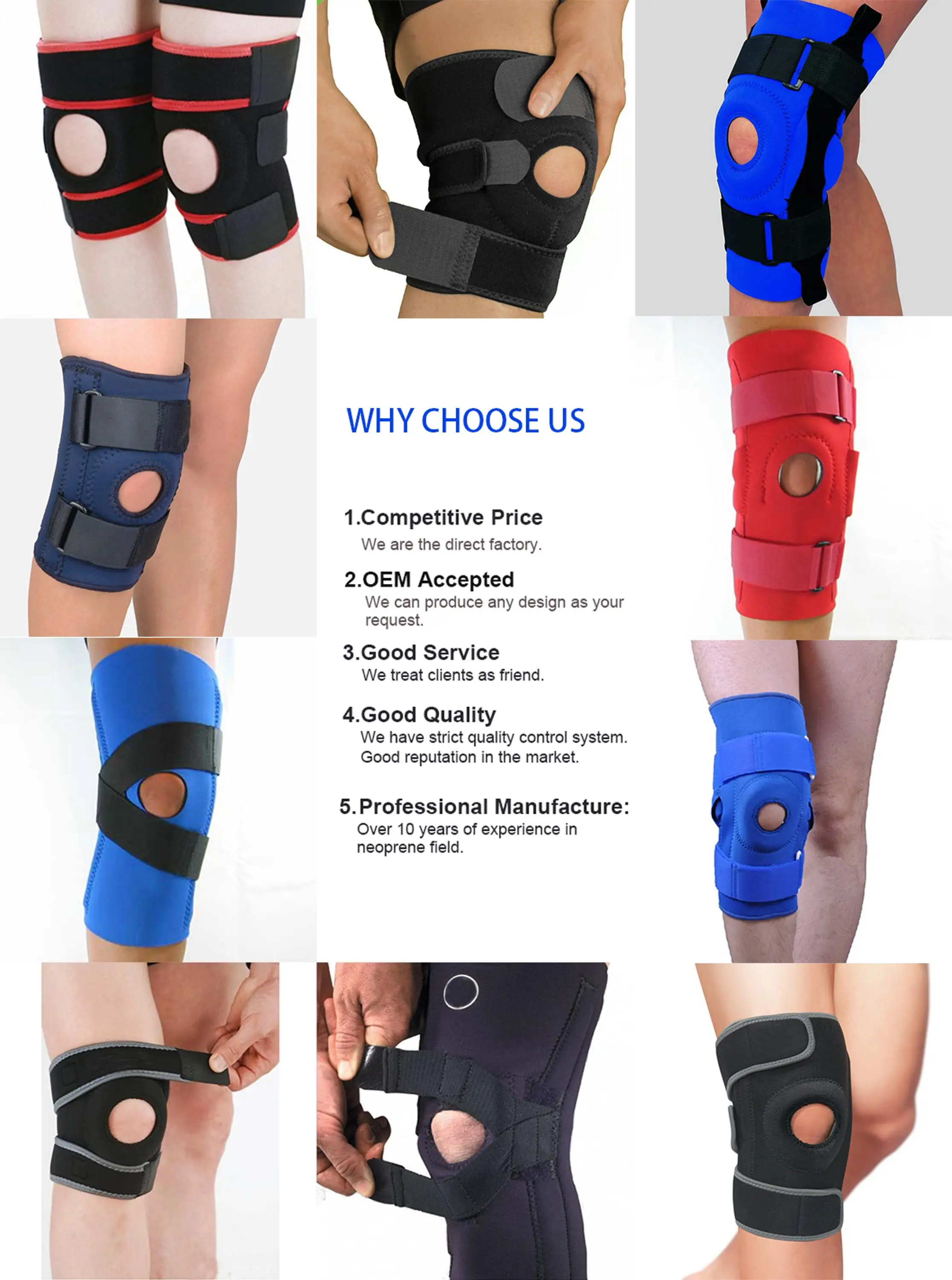 Wholesale Athletics Sports Compression Hinged Knee Brace Support Buy
