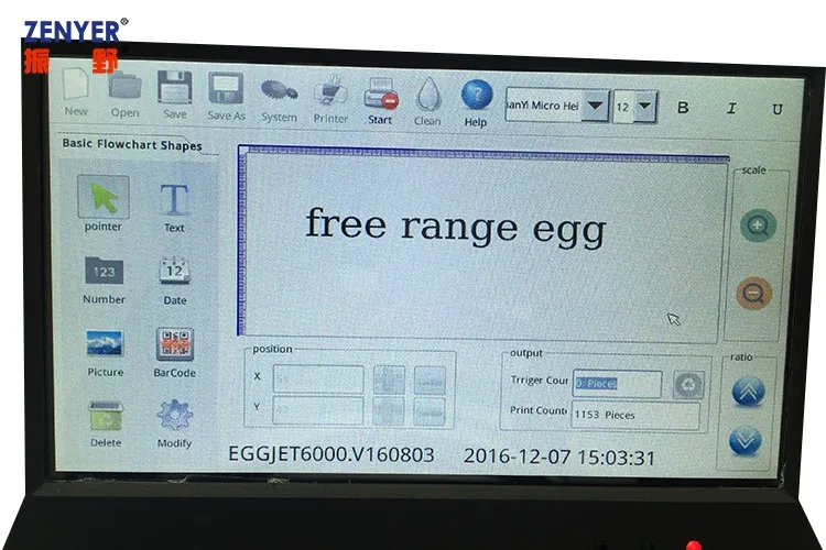 ZENYER- Printer screen