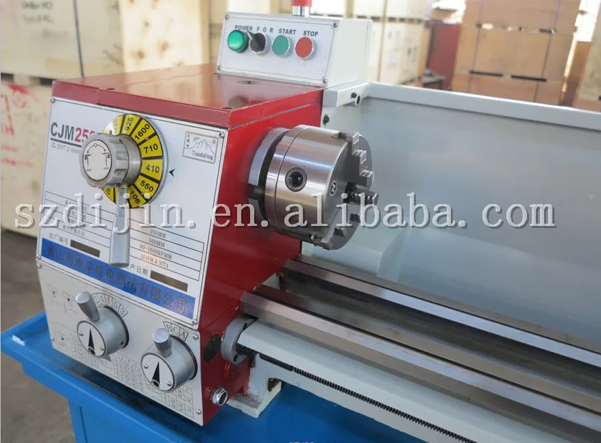 2021 New Design Of Small Lathe Machine Mini Metal Lathe Cjm250 Manual