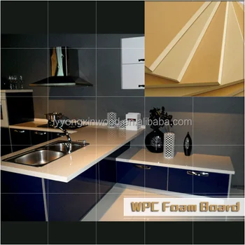 Wpc Pvc Wood Plastic Material For Kitchen Cabinet Wpc Foam Board