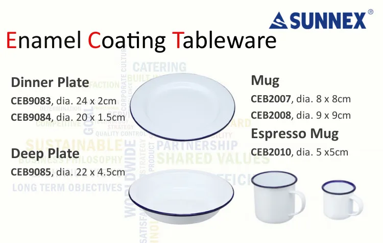 enamel tableware