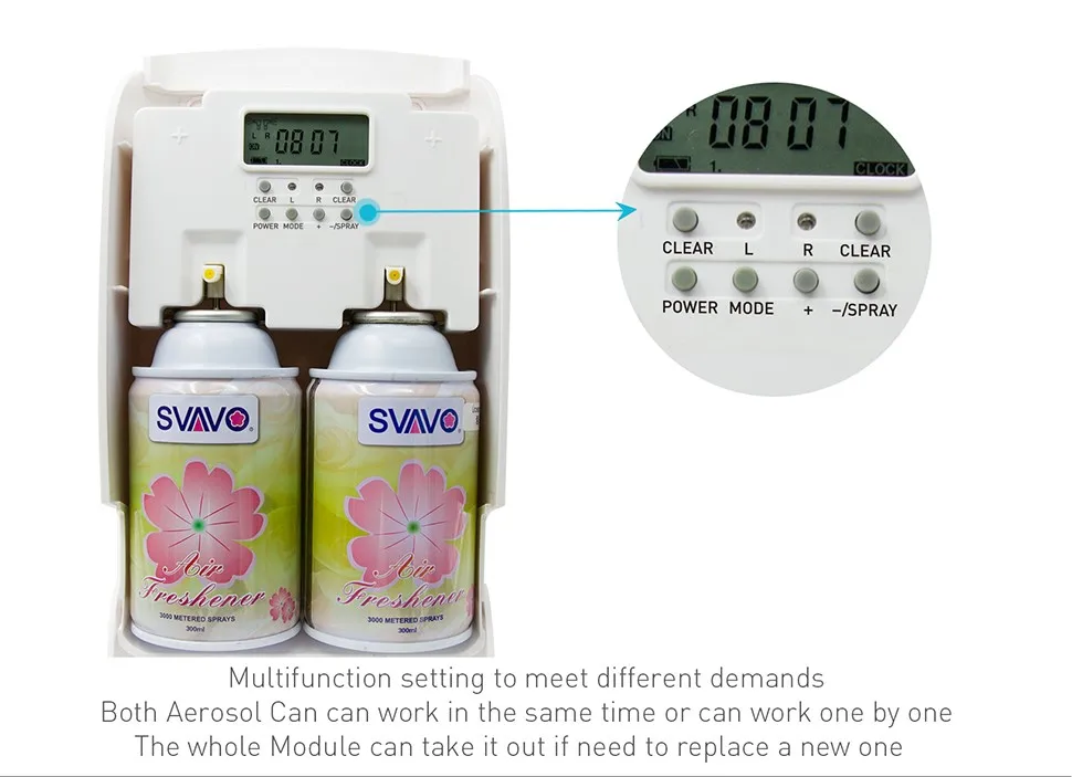 New Wall Mounted Dual Perfume Dispenser For Bathroom Spray Buy