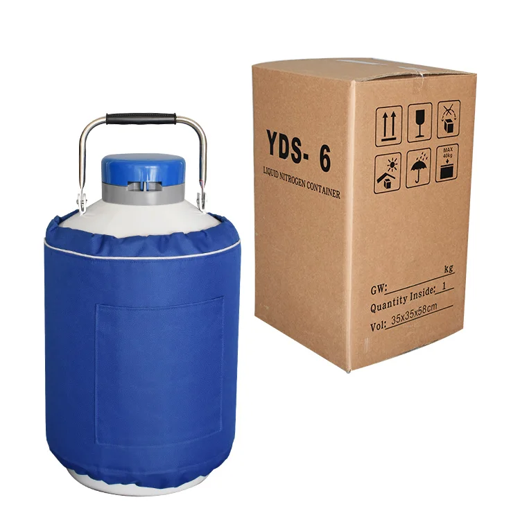 YDS-2 / 3 / 6 / 10L Frozen Cryogenic Cylinder Liquid Nitrogen Dewar Tank YDS-2 / 3 / 6 / 10L Frozen Cryogenic Cylinder Liquid Nitrogen Dewar Tank YDS-2 / 3 / 6 / 10L Frozen Cryogenic Cylinder Liquid Nitrogen Dewar Tank