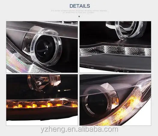 Vland Factory Car Headlights For Sportage 2011 2013 2014 2015 2017 2019 LED DRL Head Lamp Plug And Play