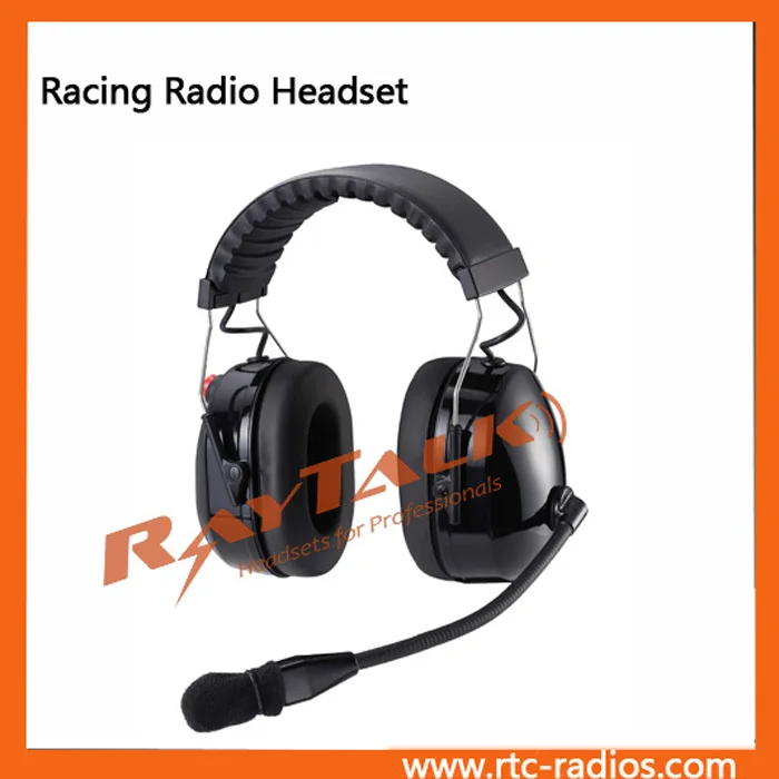 Walkie Talkie Noise Cancelling Racing Radio Headset For Motorola Radios