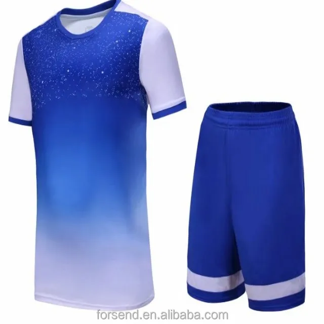 camisetas de futbol azul y blanca