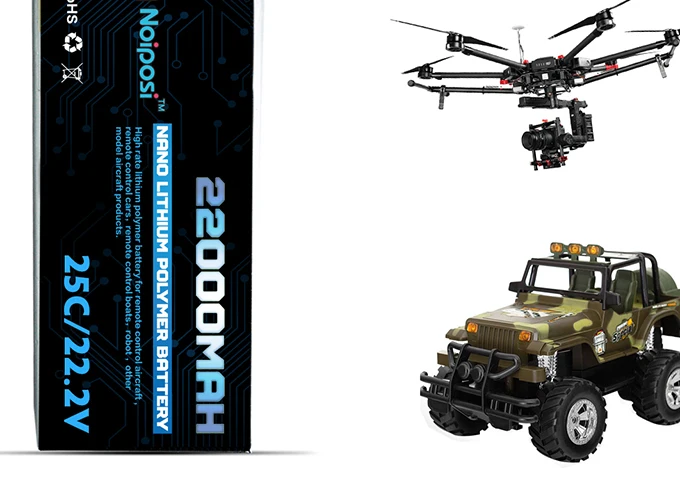 OEM 25c 22000mah 20000mah rc lipo battery 6s 22.2v