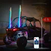 Remote control 360 lighting colourful RGB led lighted whip flag for atv utv