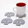 Bone felt coaster for Halloween decoration