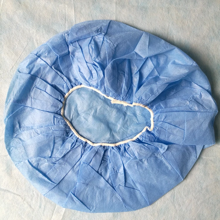 Round Nonwoven Wholesale Medical Disposable White Esd Bouffant