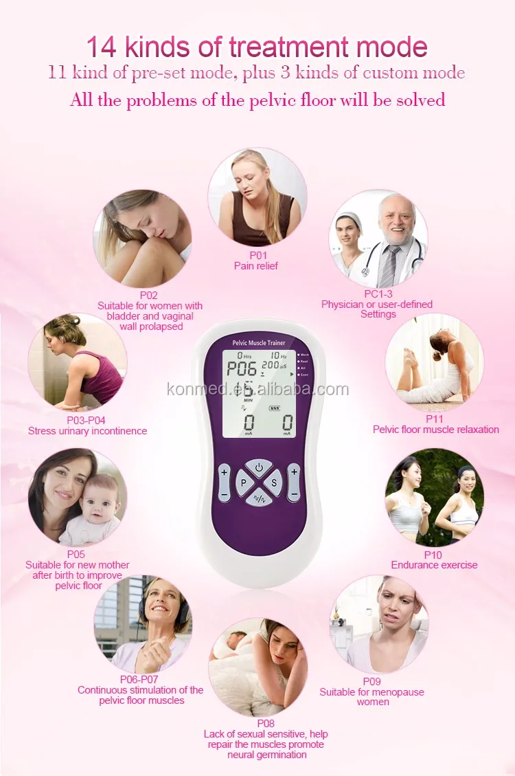 Medical Products Pelvifine Pelvic Muscle Trainer Vaginal Stimulation ...
