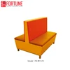 Double Sided Two Sides Leather Couch Sofa With Wood Frame And Metal Legs