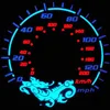 new el glow car equalizer meter gauges digital meter