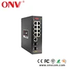 Hot Sale ONV Managed Intelligent Gigabit 8 port Industrial POE Switch