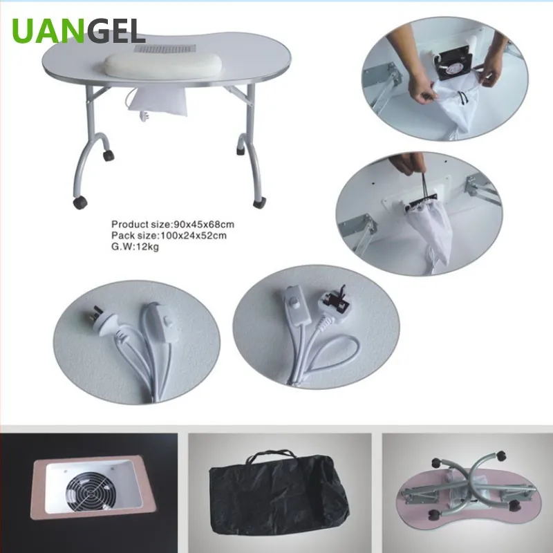 Used Nail Table Manicure Desk Nail Salon Equipment For Sale Buy Table