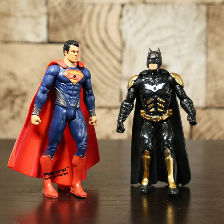 spiderman and batman figures