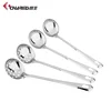 Kitchen Tools Stainless Steel Skimmer Spoon , Cooking Utensils For Hot Pot Frying Oil Soup Spoon
