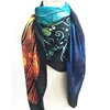 Factory No MOQ Free Sample Customized Digital Printing Lady Shawl