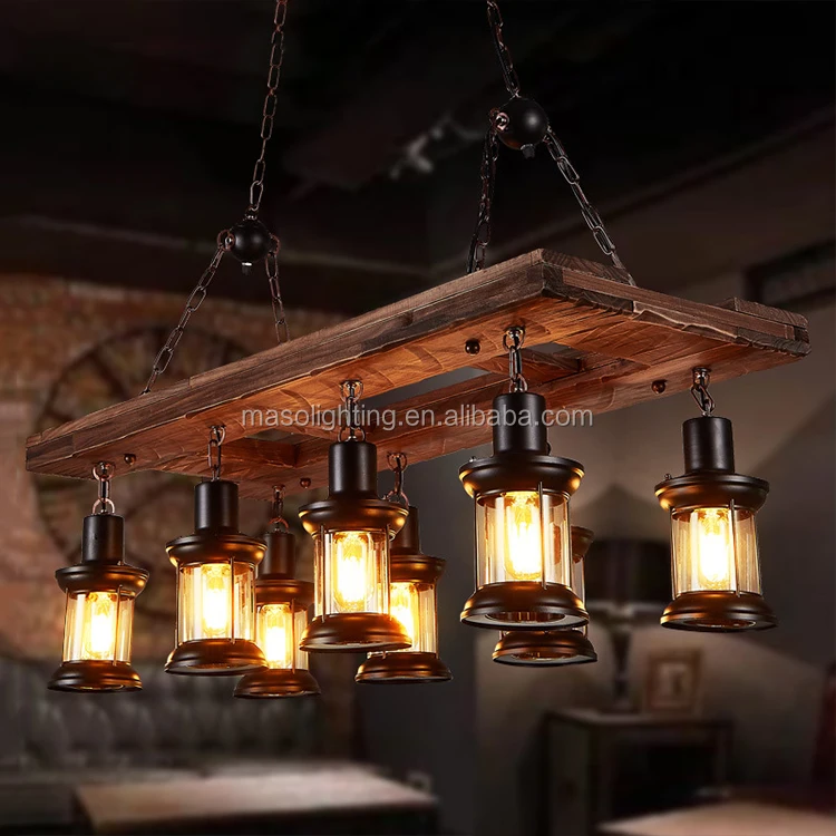 
Vintage Wooden Lighting chandeliers & pendant lights 