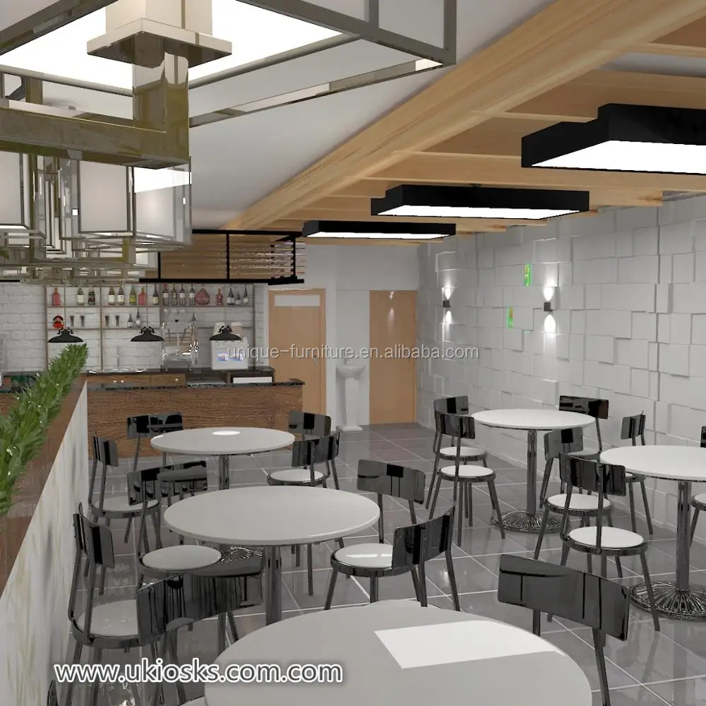 Retail Coffee Shop Counters Vintage Style Coffee Shop Tables And Chairs