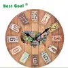 Solid wood antique single-sided funny elegant wooden Wall Clock