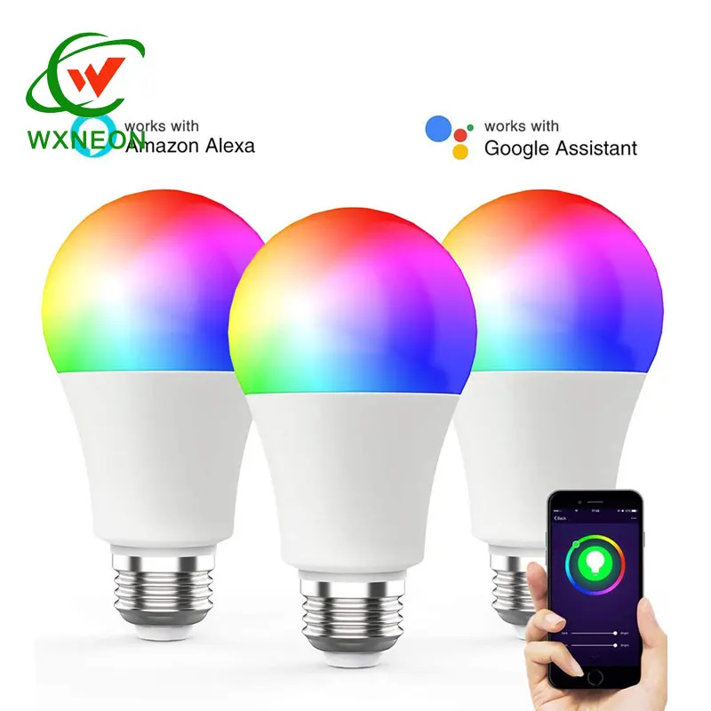 LED Smart RGB Bulb Controlled by Tuya App
