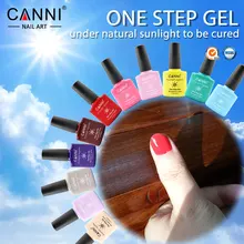 51263 CANNI nail art gel factory 2016 new product one step color gel nail polish