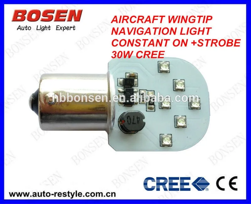 Aircraft Wingtip Navigation Strobe Light Bulb Led With Constant & Fast