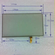 6-inch four-wire resistive touch 141 * 83.5 GPS navigation accessories Newman S6000TV S6800TV 6 inch
